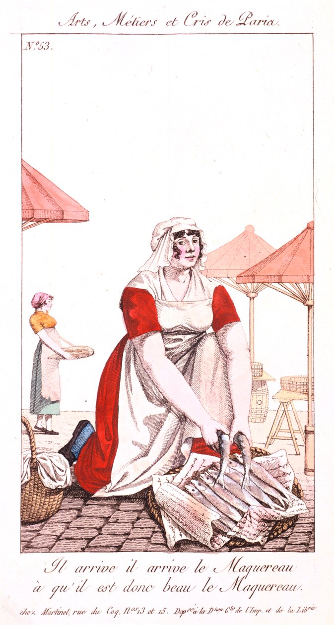 Makrelsælger, 1826 af Unbekannt