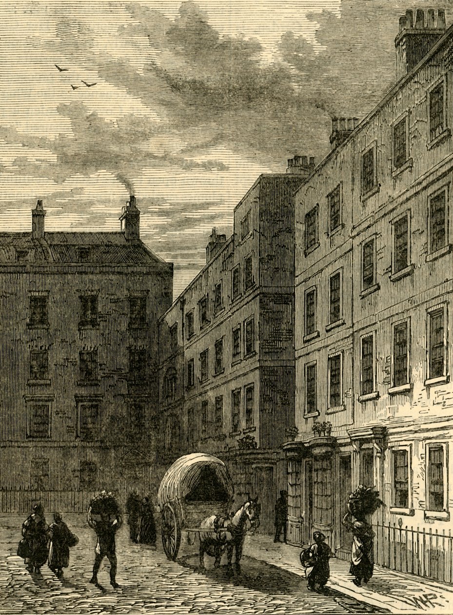 Macklins House, Tavistock Row, 1881. af Unbekannt