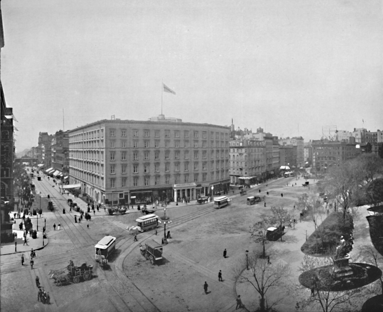 Madison Square, 1800-tallet af Unbekannt