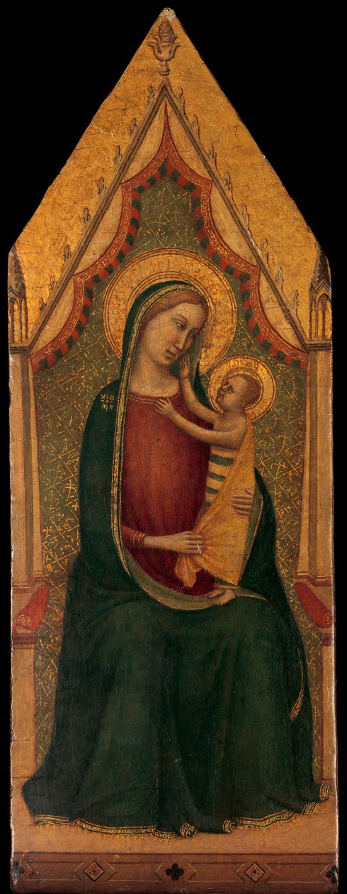 Madonna and Child Enthroned, ca. 1335-39. af Unbekannt