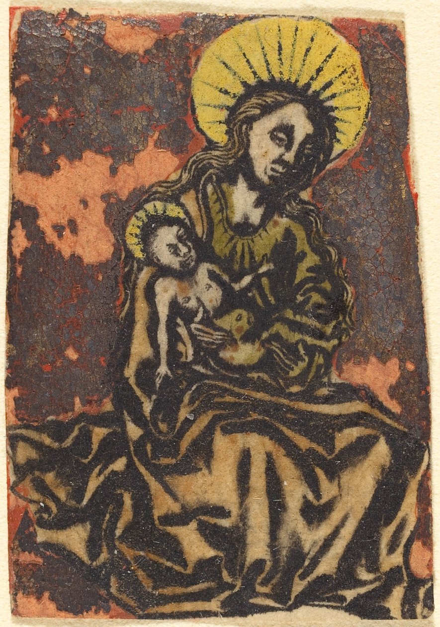 Madonna og barn, ca. 1480. af Unbekannt