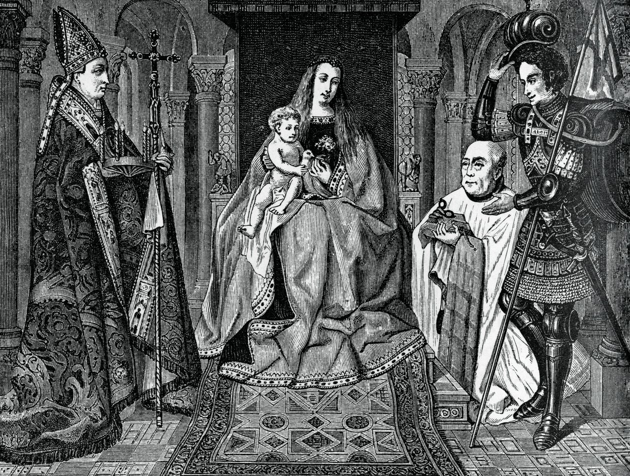 Madonna og barn med kanon Joris van der Paele, 1436, 1870 af Unbekannt
