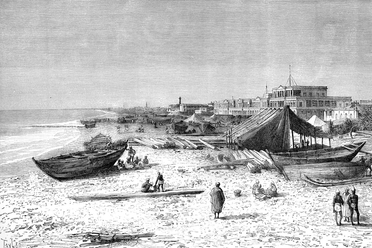 Madras, Indien, 1895 af Unbekannt