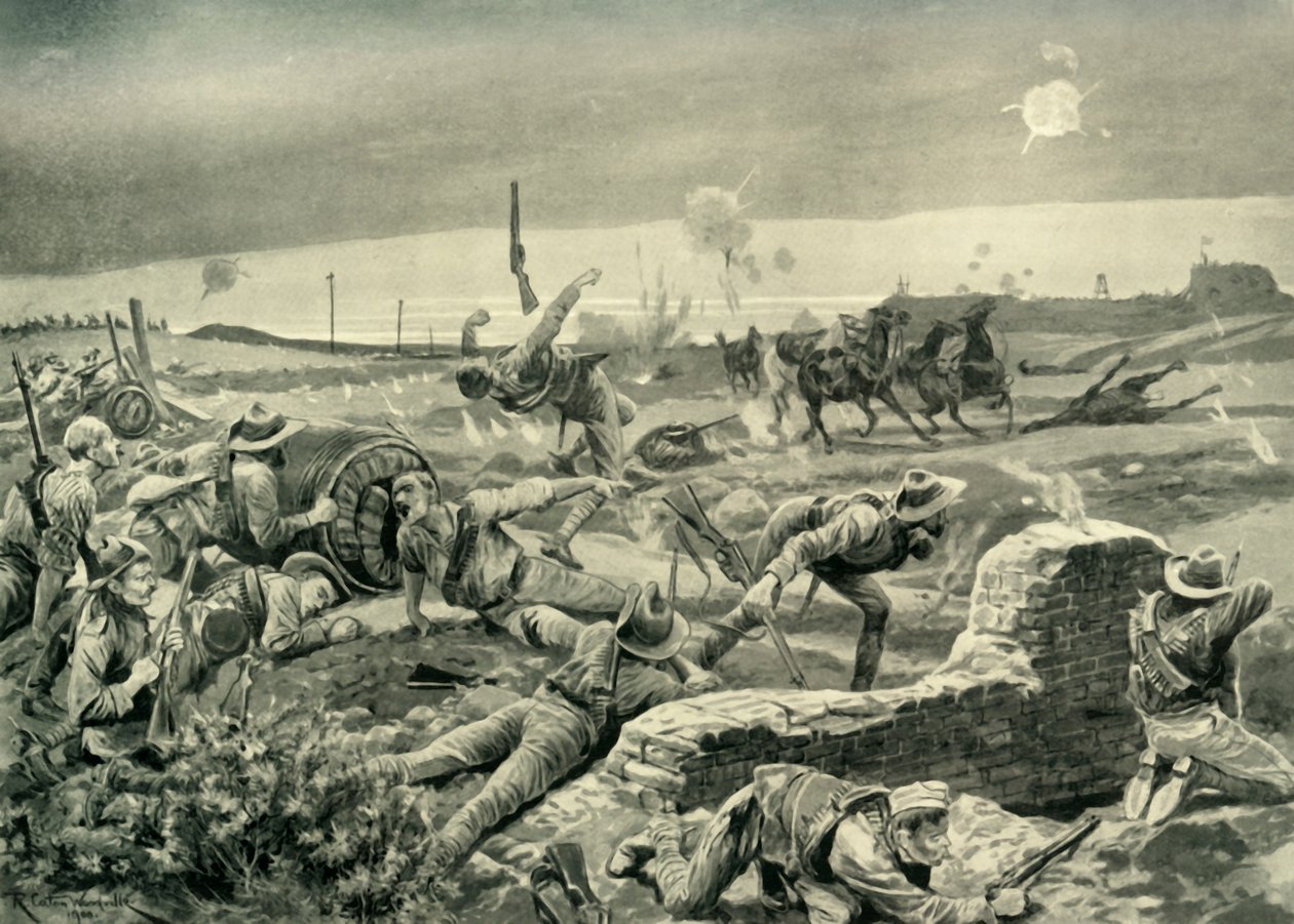 Mafeking: Eloffs Desperate Attack on the Eve of the Relief, 1901. af Unbekannt
