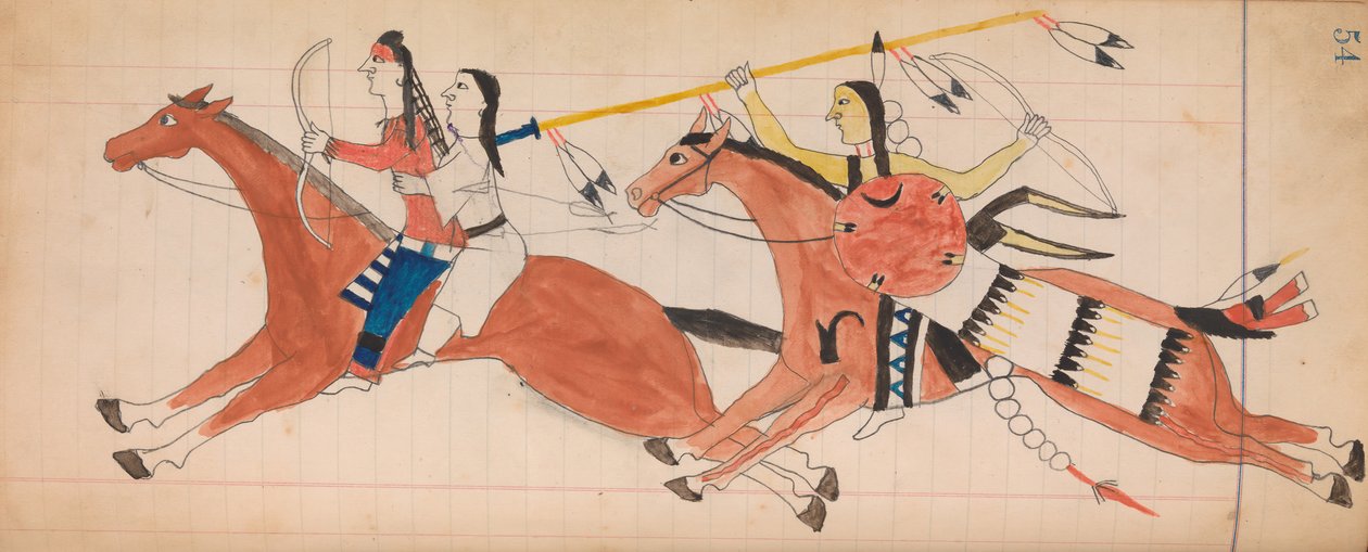Maffet Ledger: Tegning, ca. 1874-81. af Unbekannt