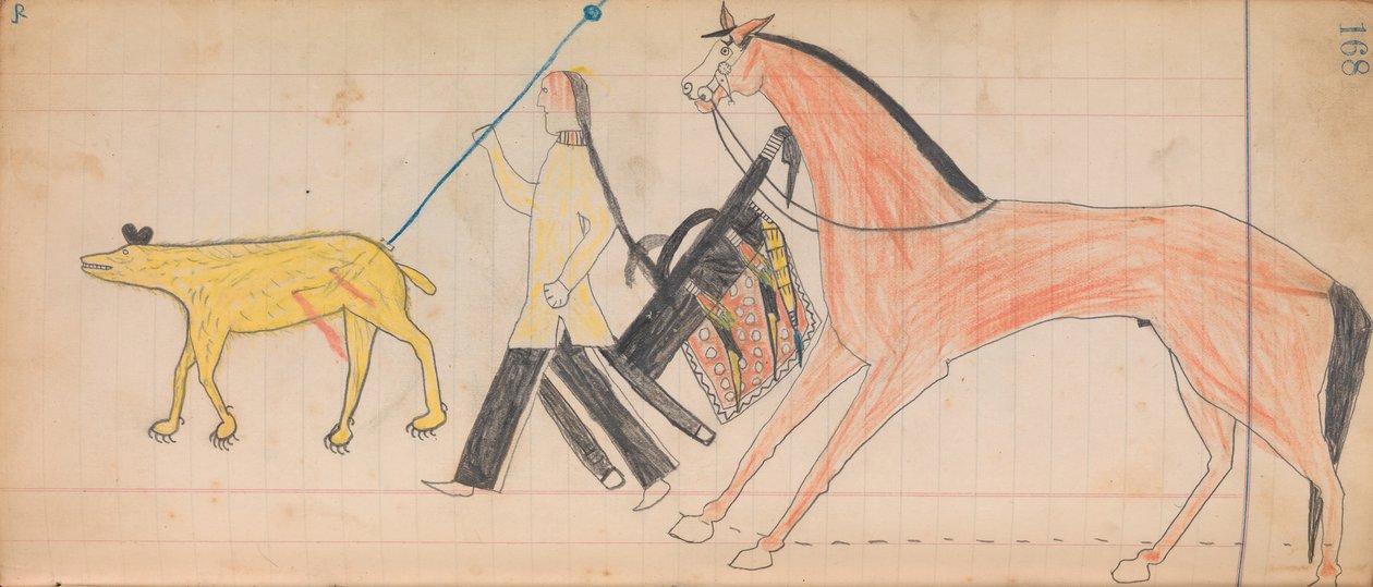 Maffet Ledger: Tegning, ca. 1874-81. af Unbekannt