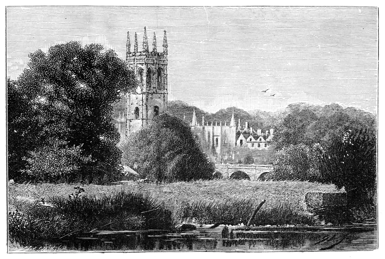 Magdalen College, Oxford, 1900 af Unbekannt