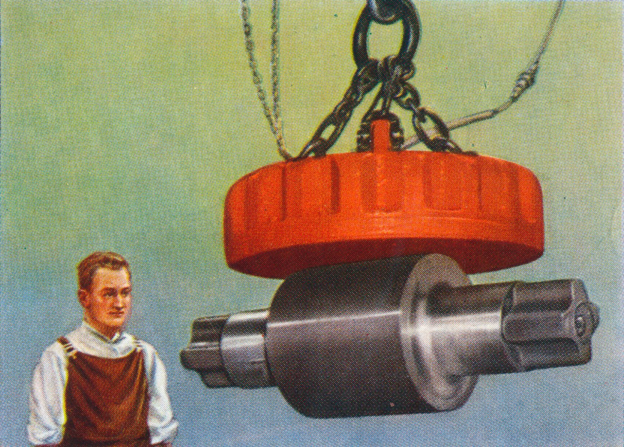 Magnet der løfter 46 tons, 1938 af Unbekannt
