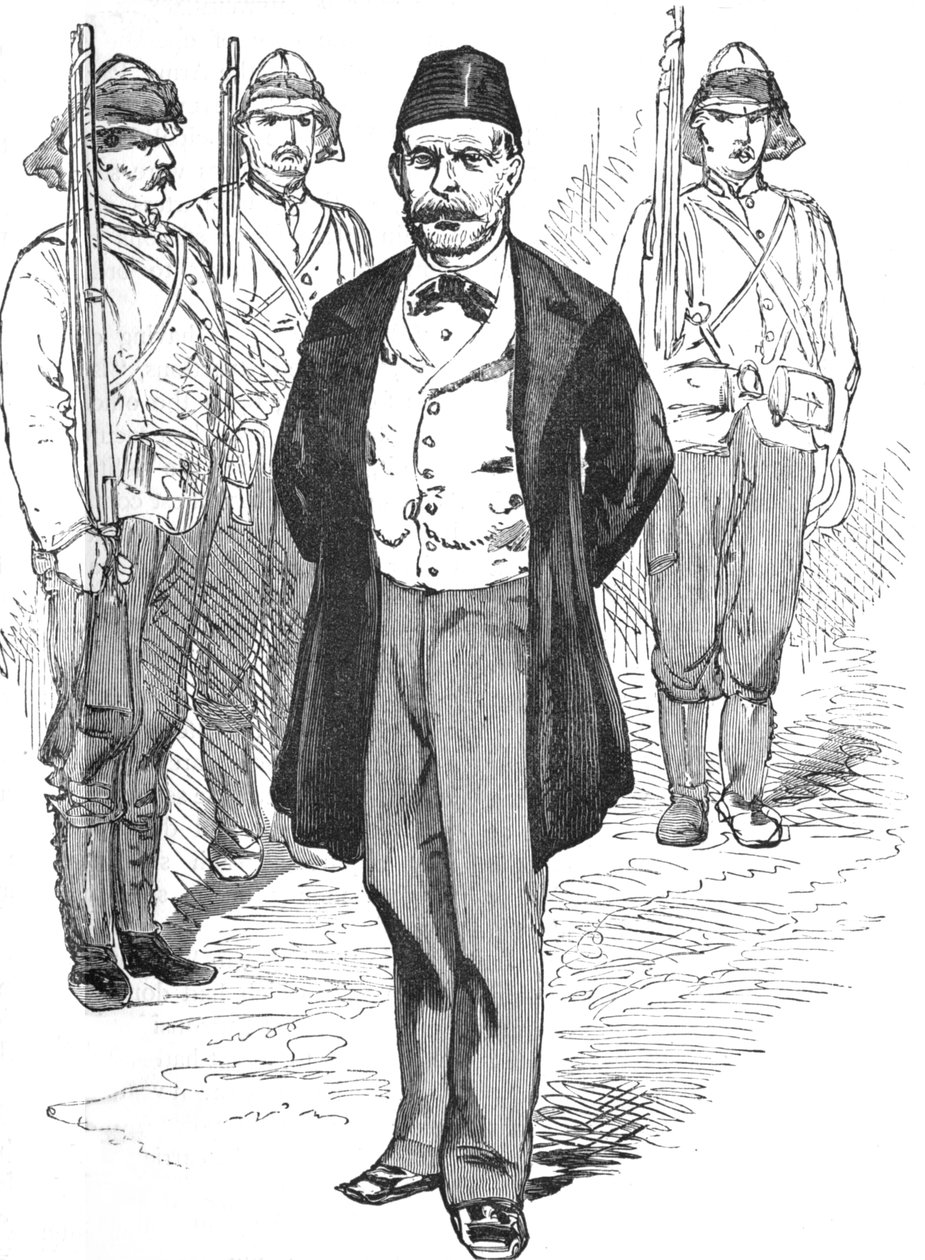 Mahmoud Fehmy, chef for Arabis-staben, c1882 af Unbekannt