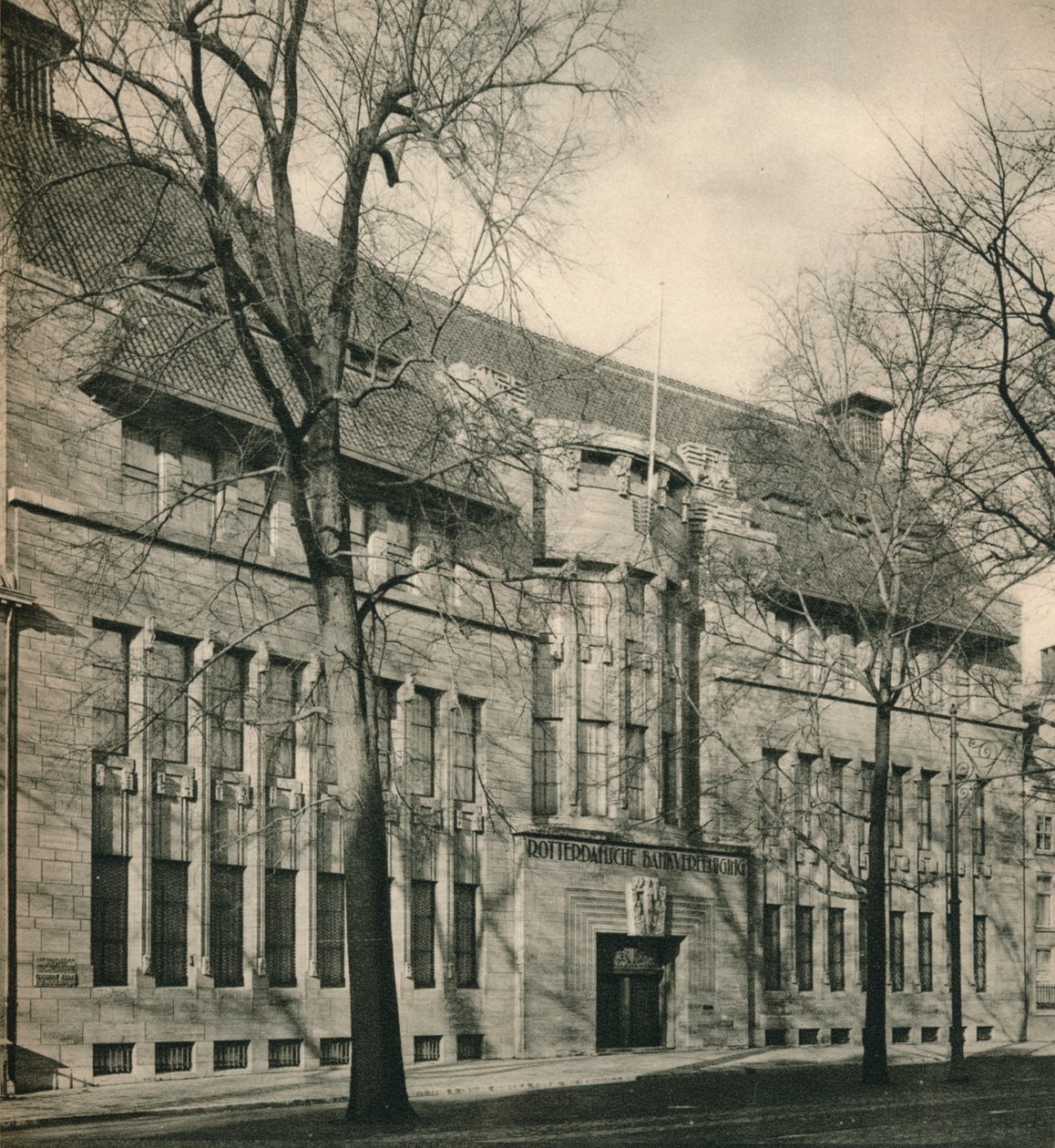 Hovedfacade, Bank of Rotterdam, Haag, 1920 af Unbekannt