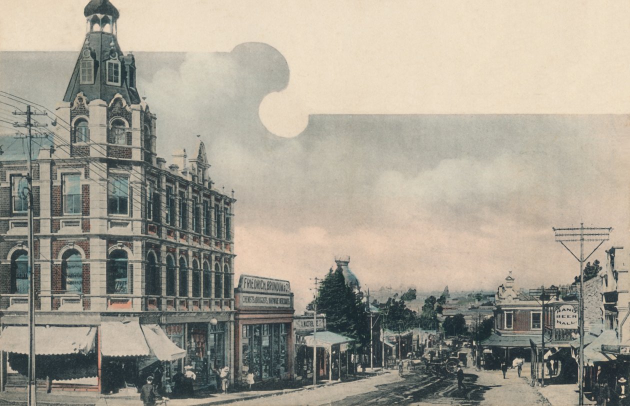 Main Ford - Fordsburg, begyndelsen af det 20. århundrede. af Unbekannt