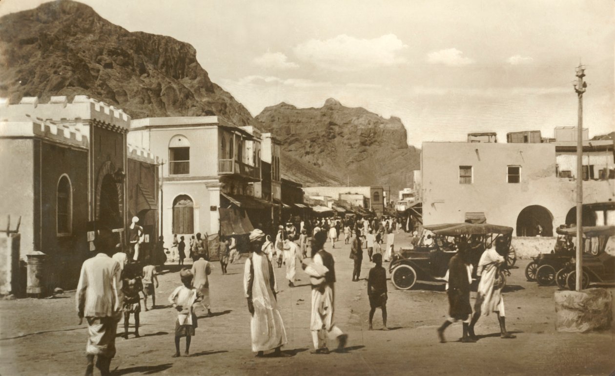 Main Street, Crater, Aden, c1918-c1939. af Unbekannt