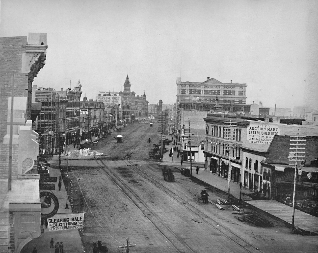 Main Street, Winnipeg, Manitoba, c1897. af Unbekannt