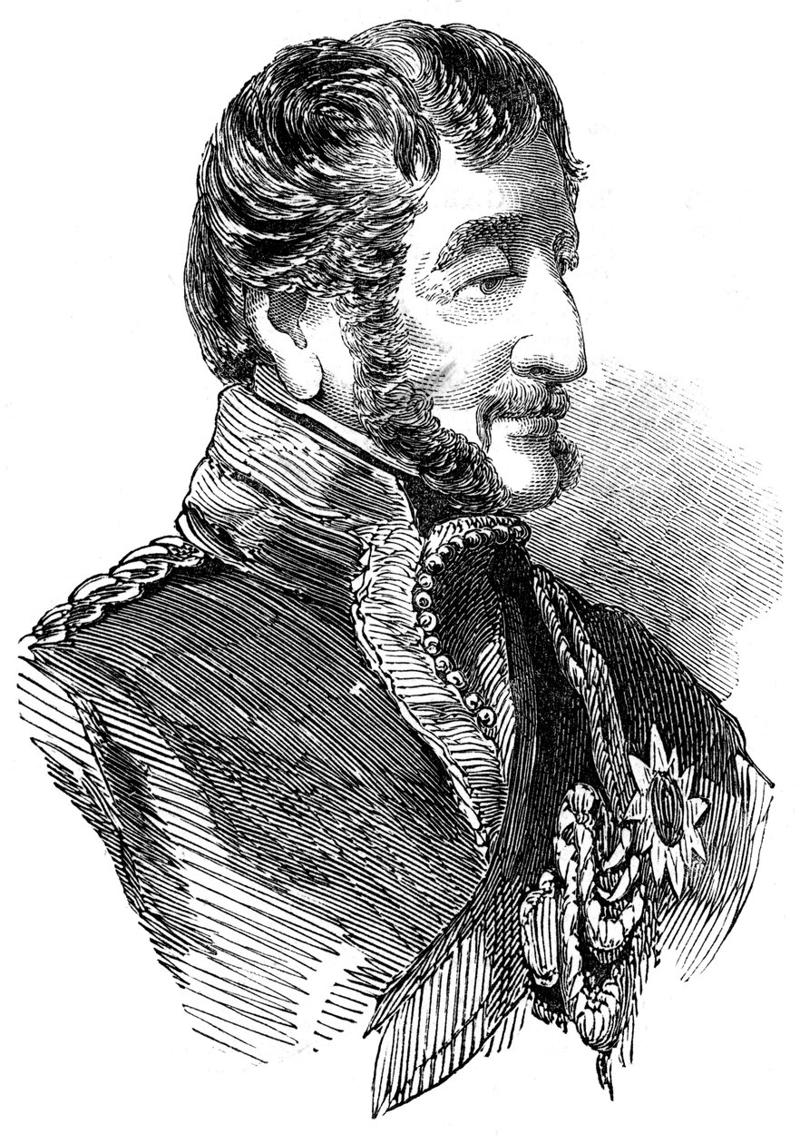 Major Henry Somerset, 7. hertug af Beaufort, 1853 af Unbekannt