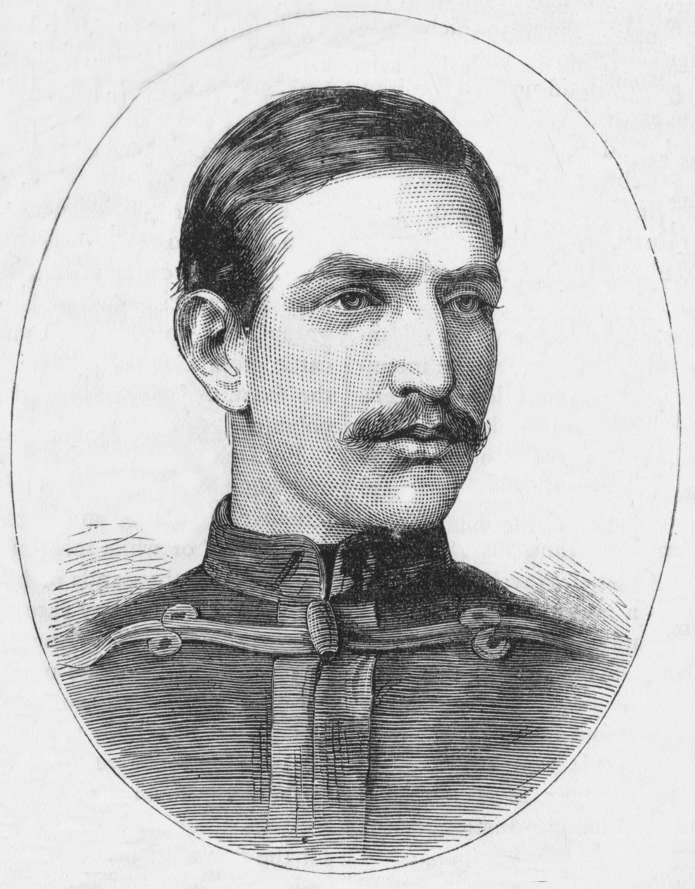 Major W. M. Laurence, c1880 af Unbekannt