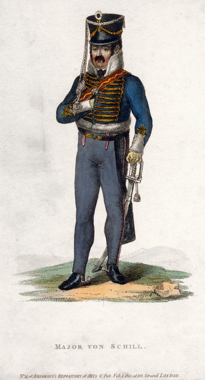 Major von Schill, 1810 af Unbekannt