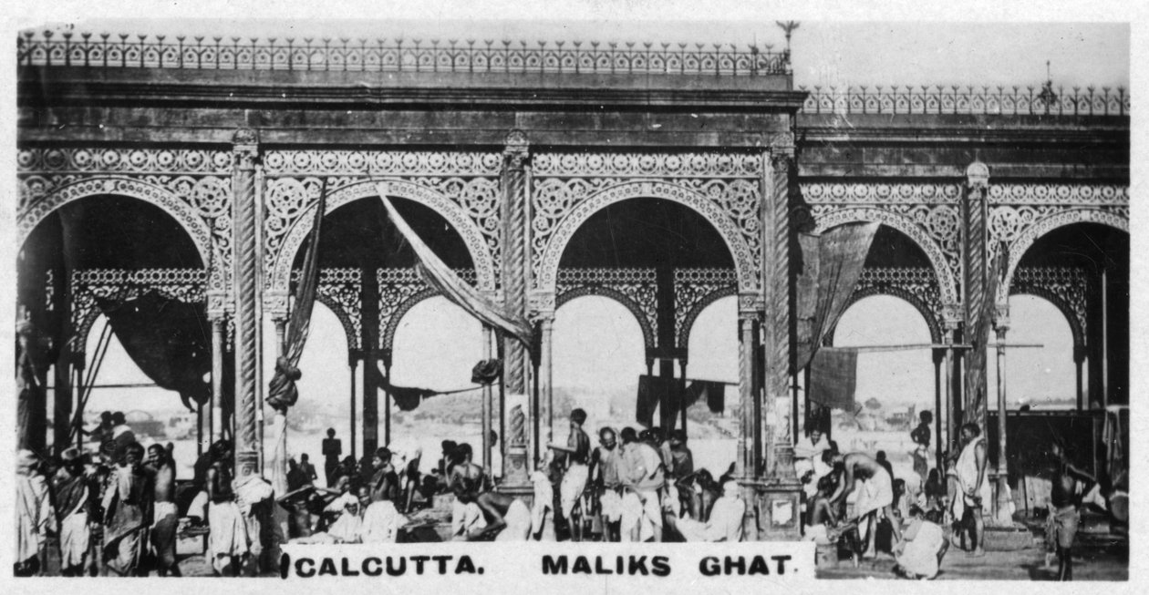 Maliks Ghat, Calcutta, Indien, c1925 af Unbekannt
