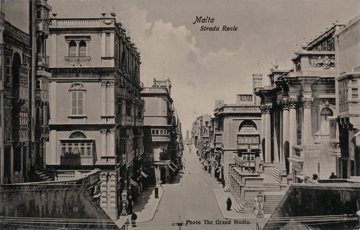Malta - Royal Route, c1900 af Unbekannt