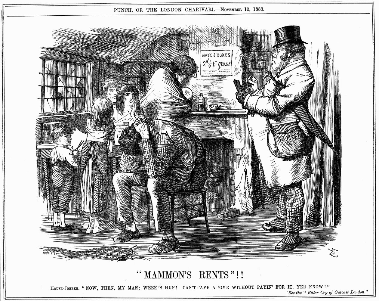 Mammons lejer, 1883 af Unbekannt