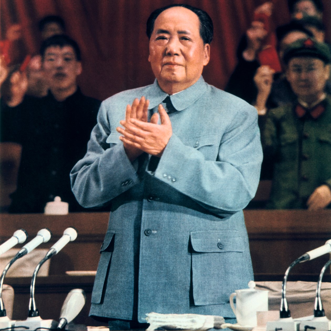 Mao Zedong, kinesisk kommunistleder, 1960 af Unbekannt
