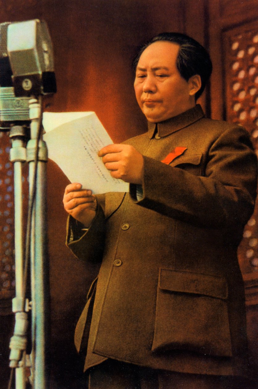 Mao Zedong, kinesisk kommunistisk revolutionær og leder, c1950