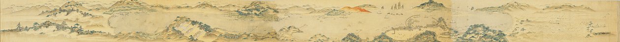 Kort over Choryang Waegwan og dets omkringliggende område i Busan under Joseon..., 1800-tallet. af Unbekannt