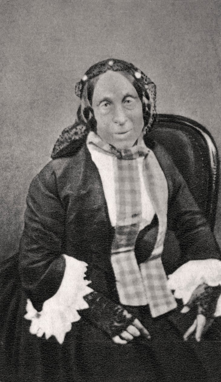 Marceline Desbordes-Valmore, fransk digter, 1859 af Unbekannt
