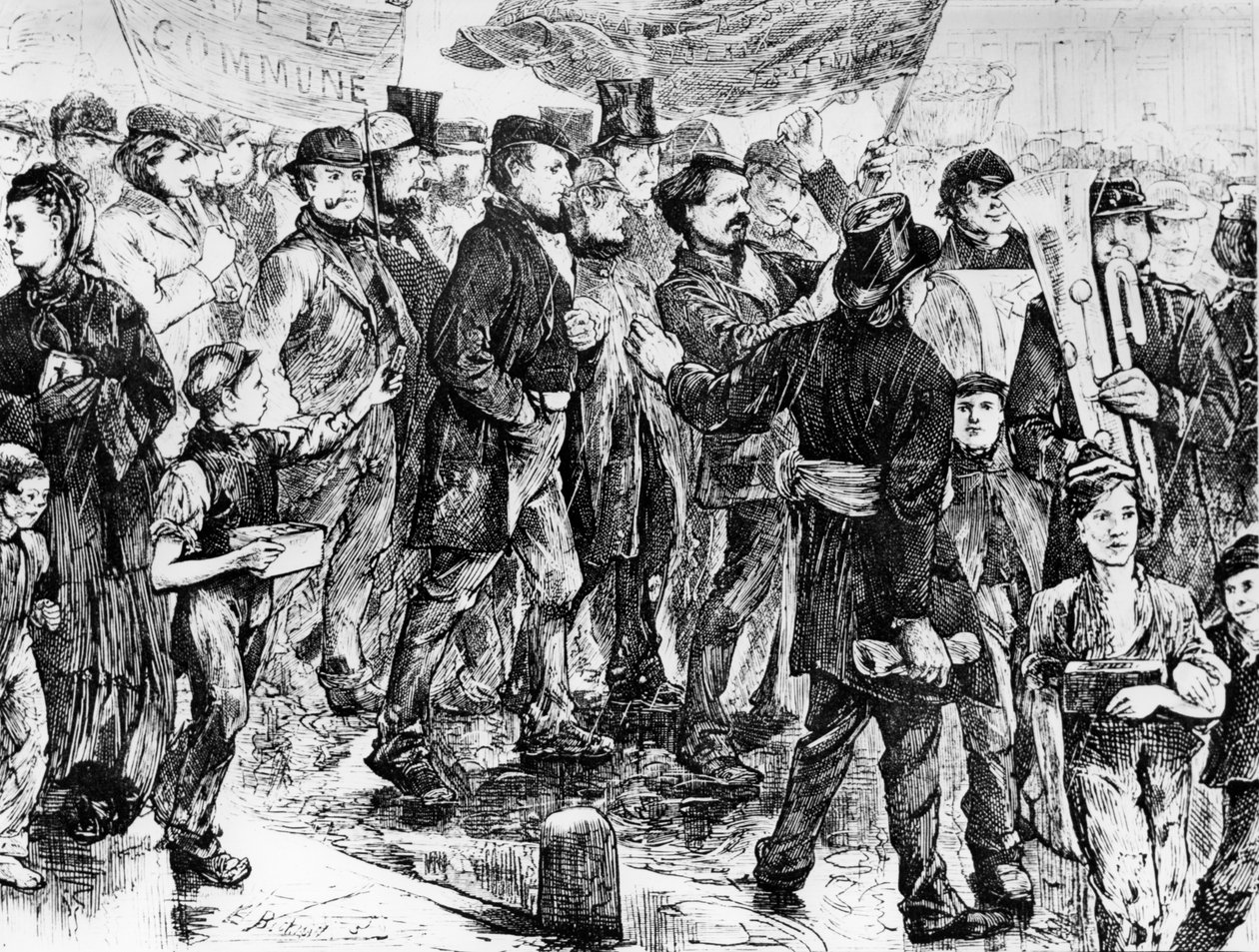 Marts til fordel for kommunen, Pariserkommunen af 1871 af Unbekannt