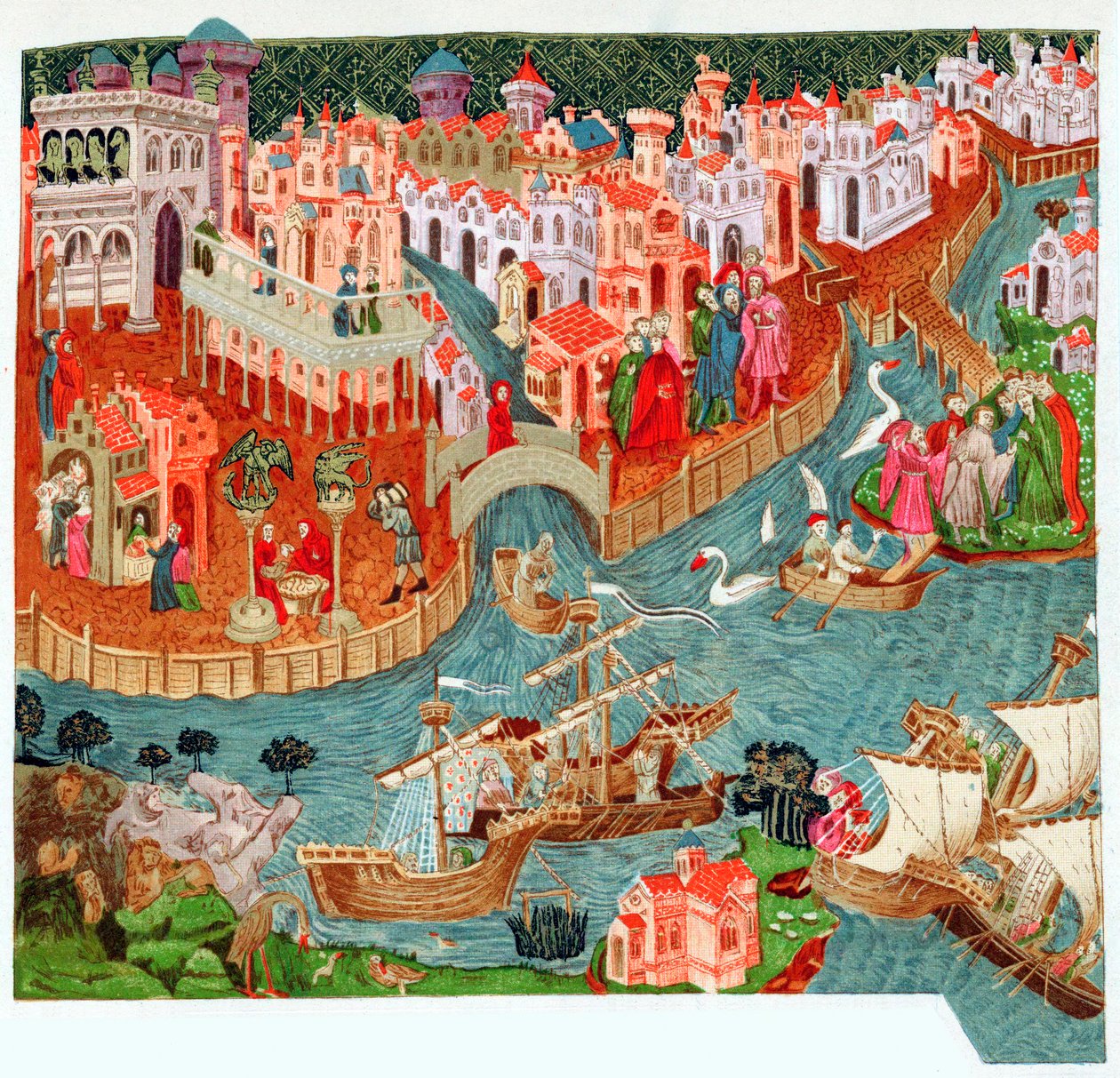 Marco Polo, venetiansk købmand og opdagelsesrejsende, 1300-tallet af Unbekannt