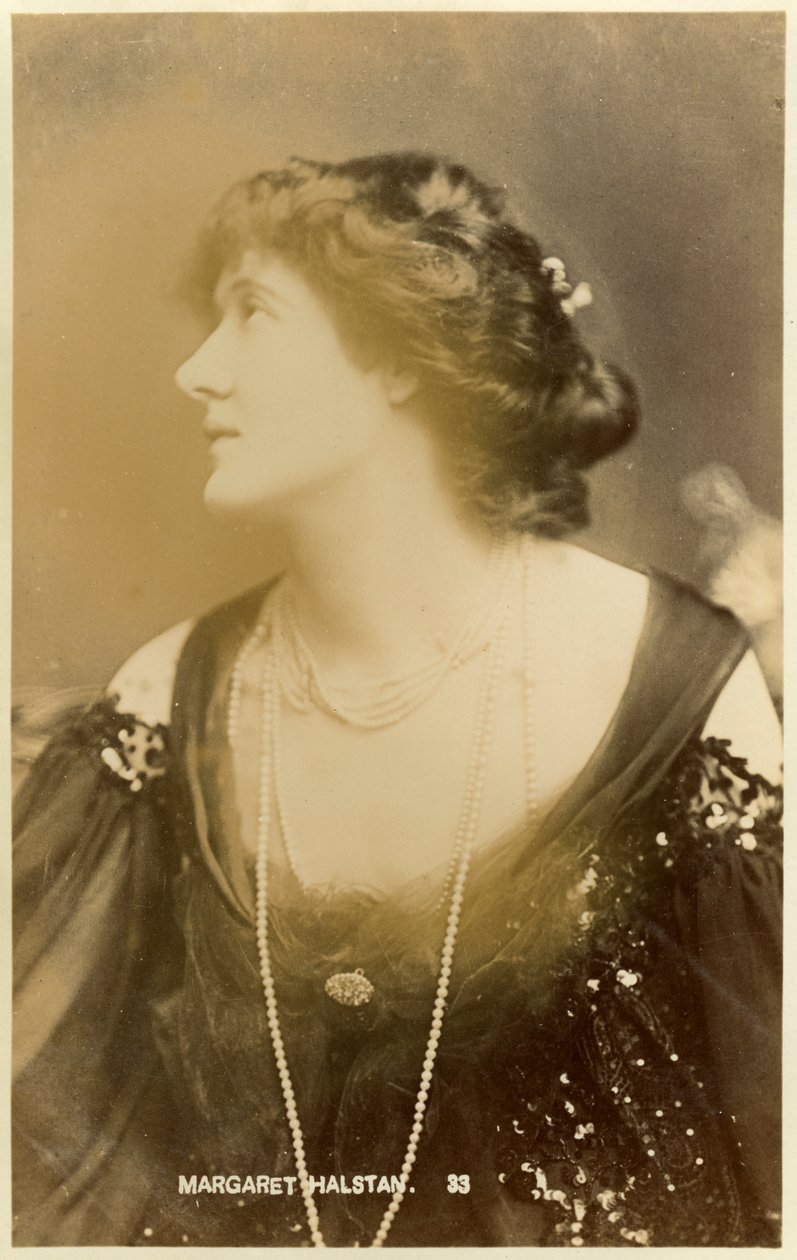 Margaret Halstan, britisk skuespillerinde, omkring 1900-tallet af Unbekannt