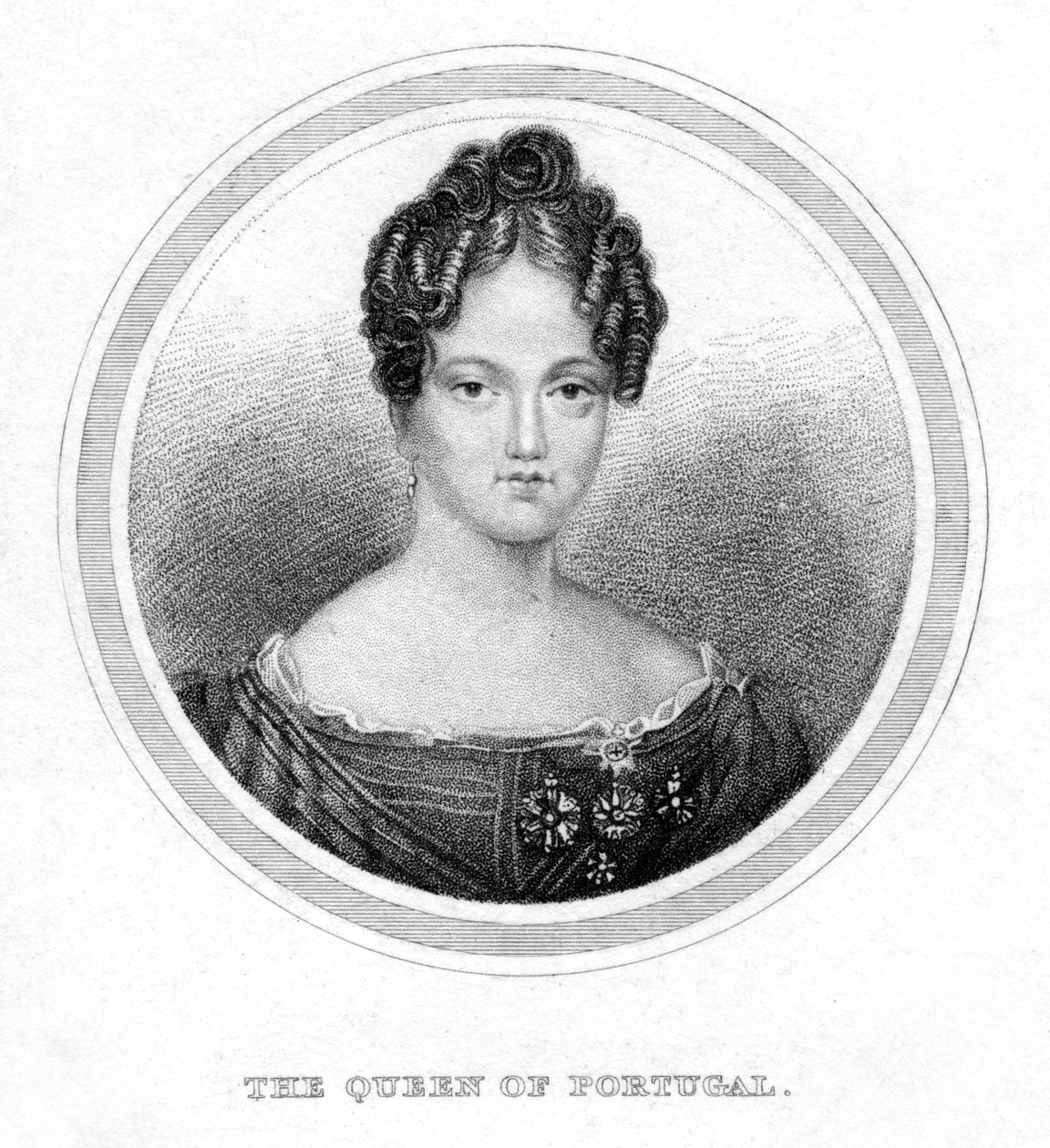 Maria II af Portugal, 1800-tallet af Unbekannt