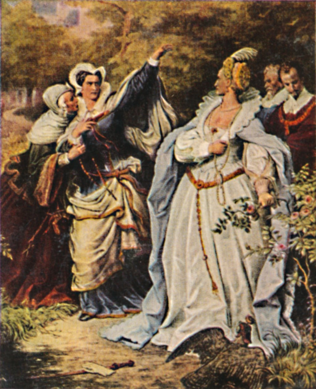Mary Stuart 1542-1587 og Elizabeth V. England 1533-1603, 1934. af Unbekannt