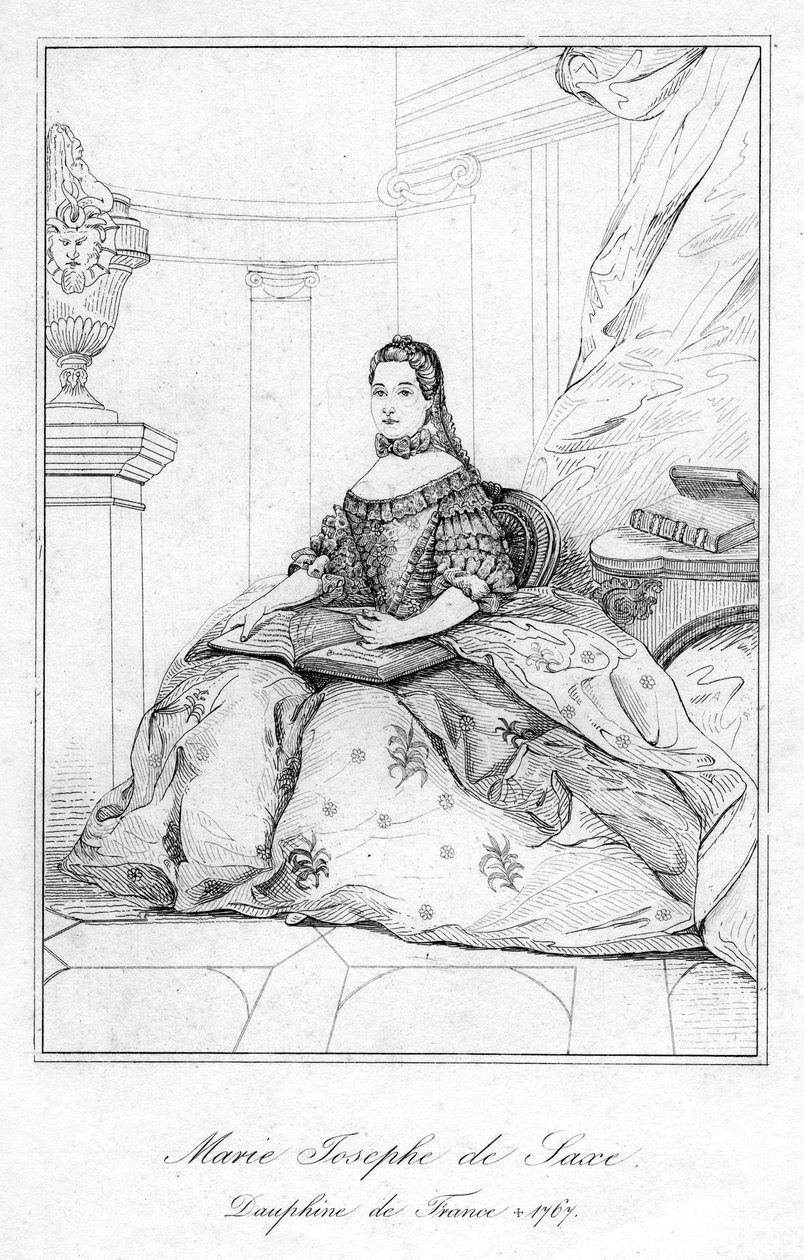 Marie-Josèphe af Sachsen, Dauphine af Frankrig af Unbekannt