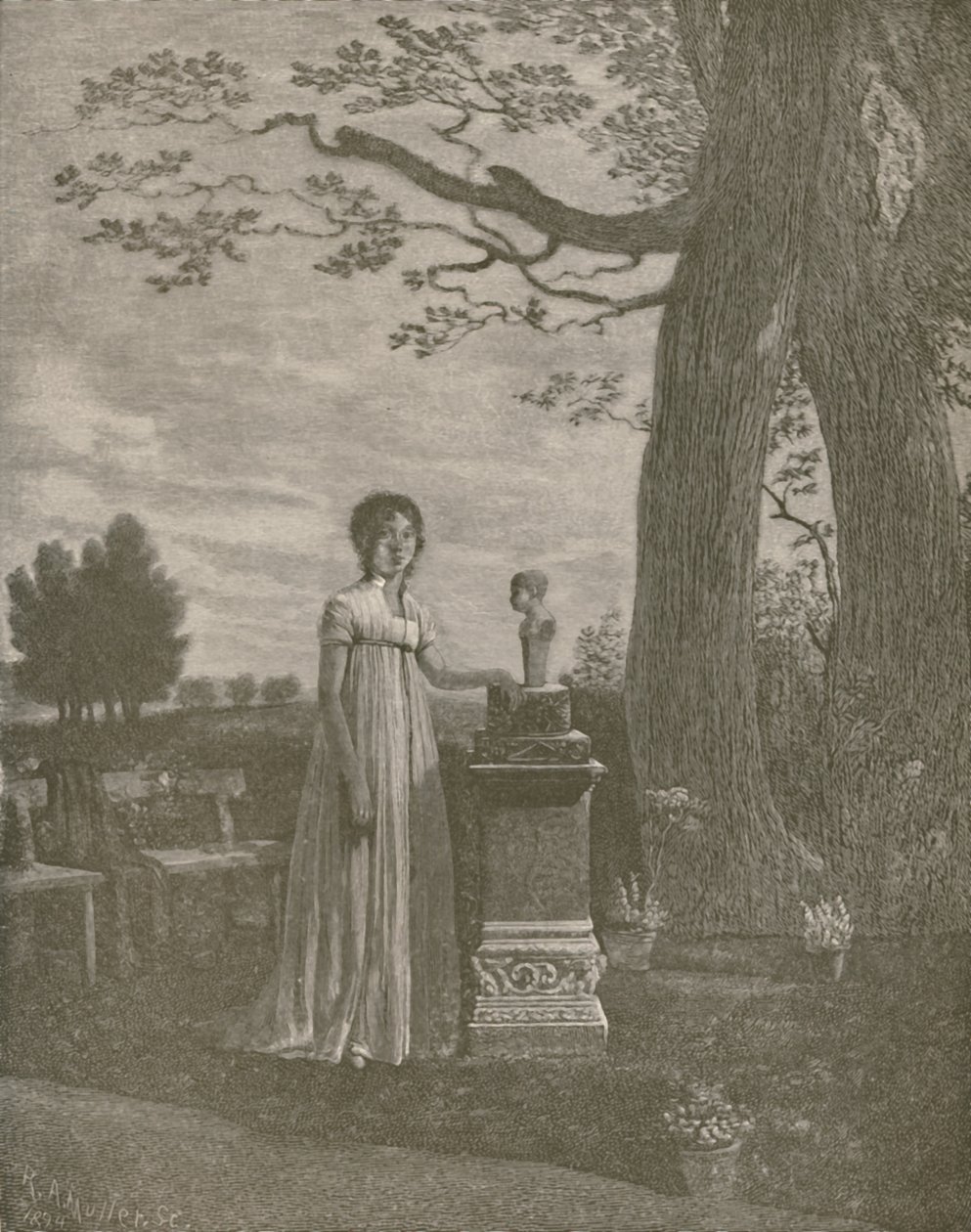 Marie-Julie Clary, hustru til Joseph Bonaparte, dronning af Spanien, c1806-1808, 1896 af Unbekannt