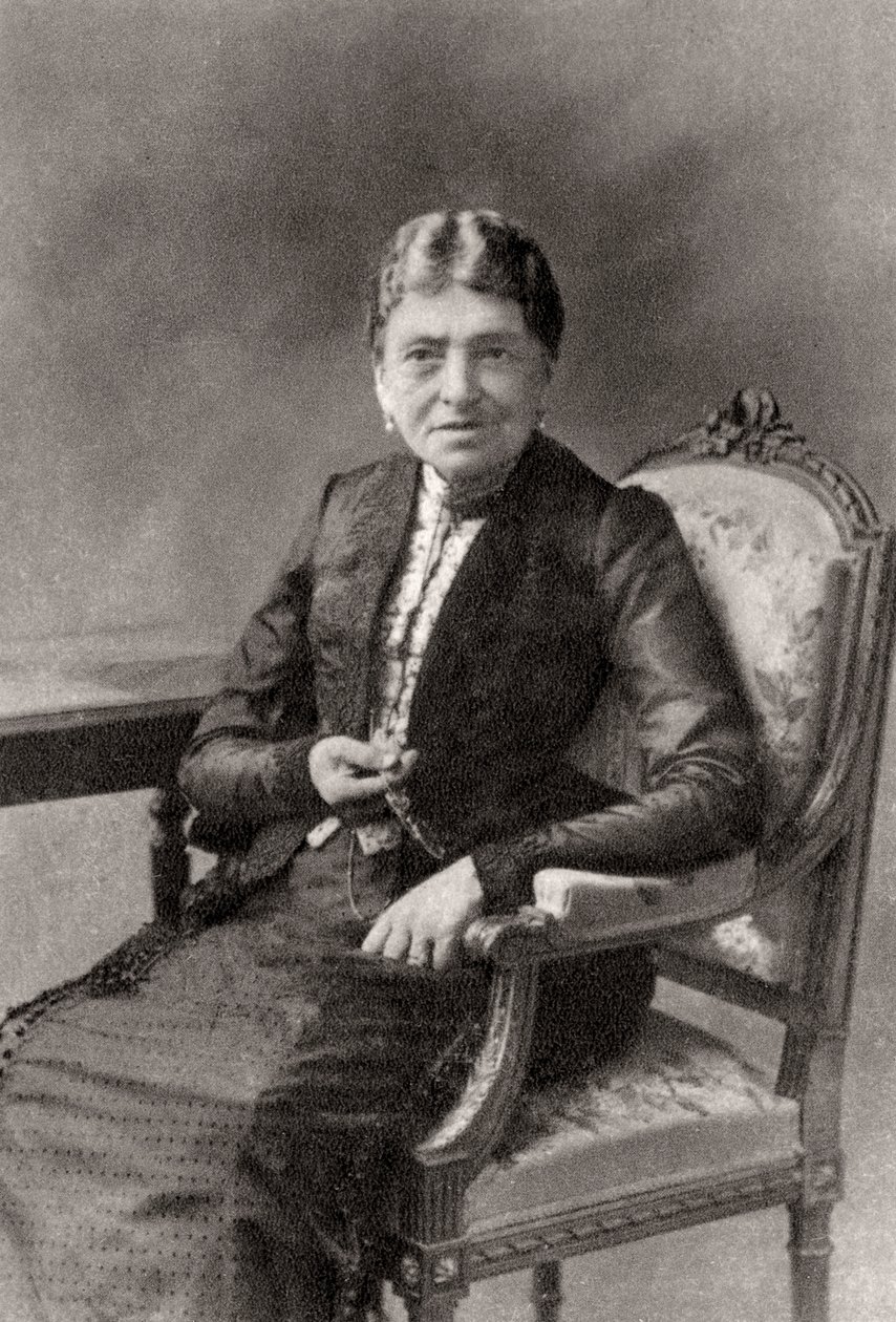 Marie-Louise Jay Cognacq, fransk detailhandler, 1912 af Unbekannt