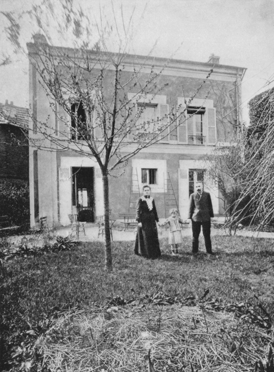 Marie 1867-1934 og Pierre 1859-1906 Curie af Unbekannt
