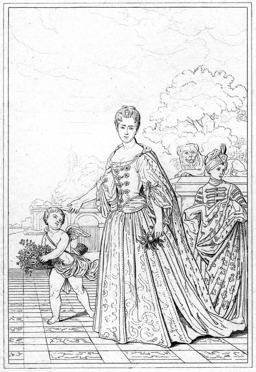 Marie Adelaide af Savoyen, hertuginde af Bourgogne, c1600-tallet af Unbekannt