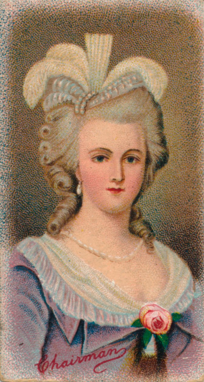 Marie Antoinette 1755-1793, dronning af Frankrig, 1912 af Unbekannt