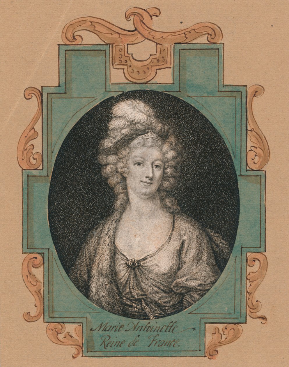 Marie Antoinette, dronning af Frankrig, 1800-tallet. af Unbekannt