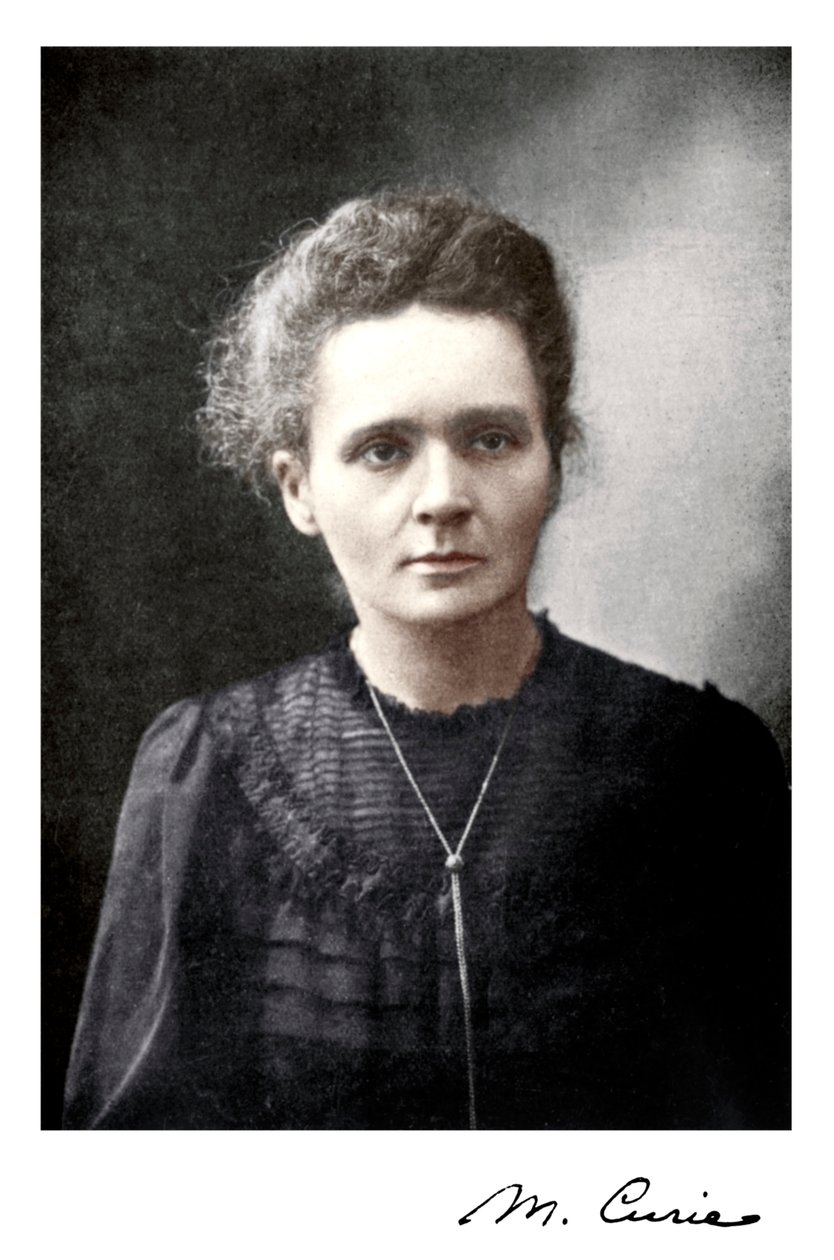 Marie Curie, polskfødt fransk fysiker, 1917 af Unbekannt