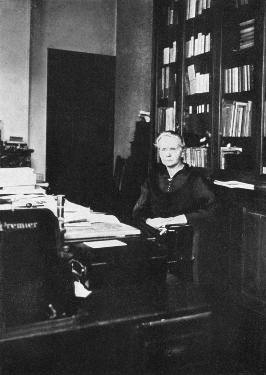 Marie Curie, polskfødt fransk fysiker, 1925 af Unbekannt