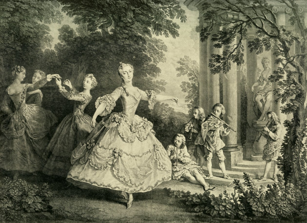 Marie Sallé danser, 1732, 1908. af Unbekannt