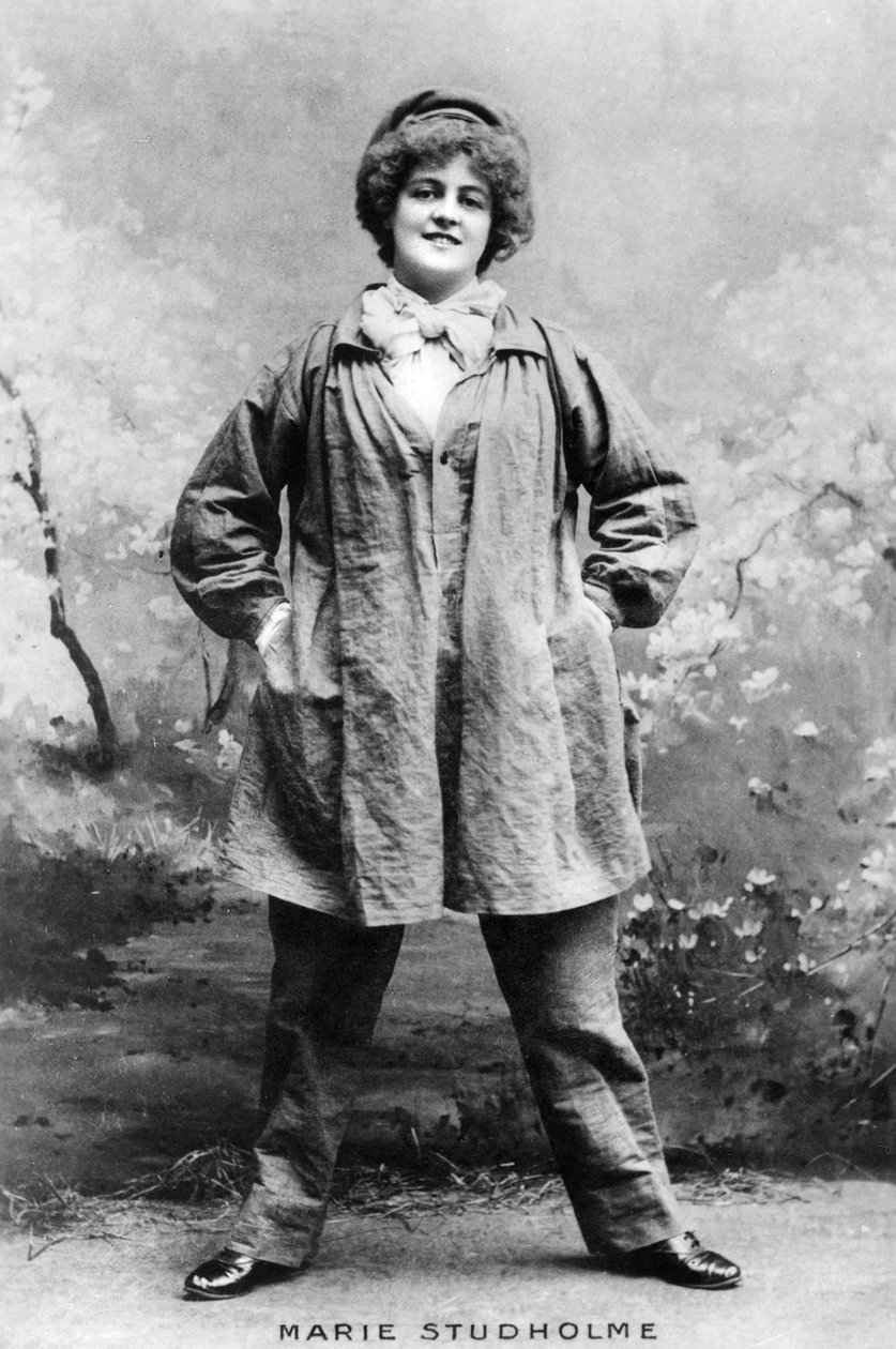Marie Studholme 1875-1930, engelsk skuespillerinde, 1900-tallet af Unbekannt