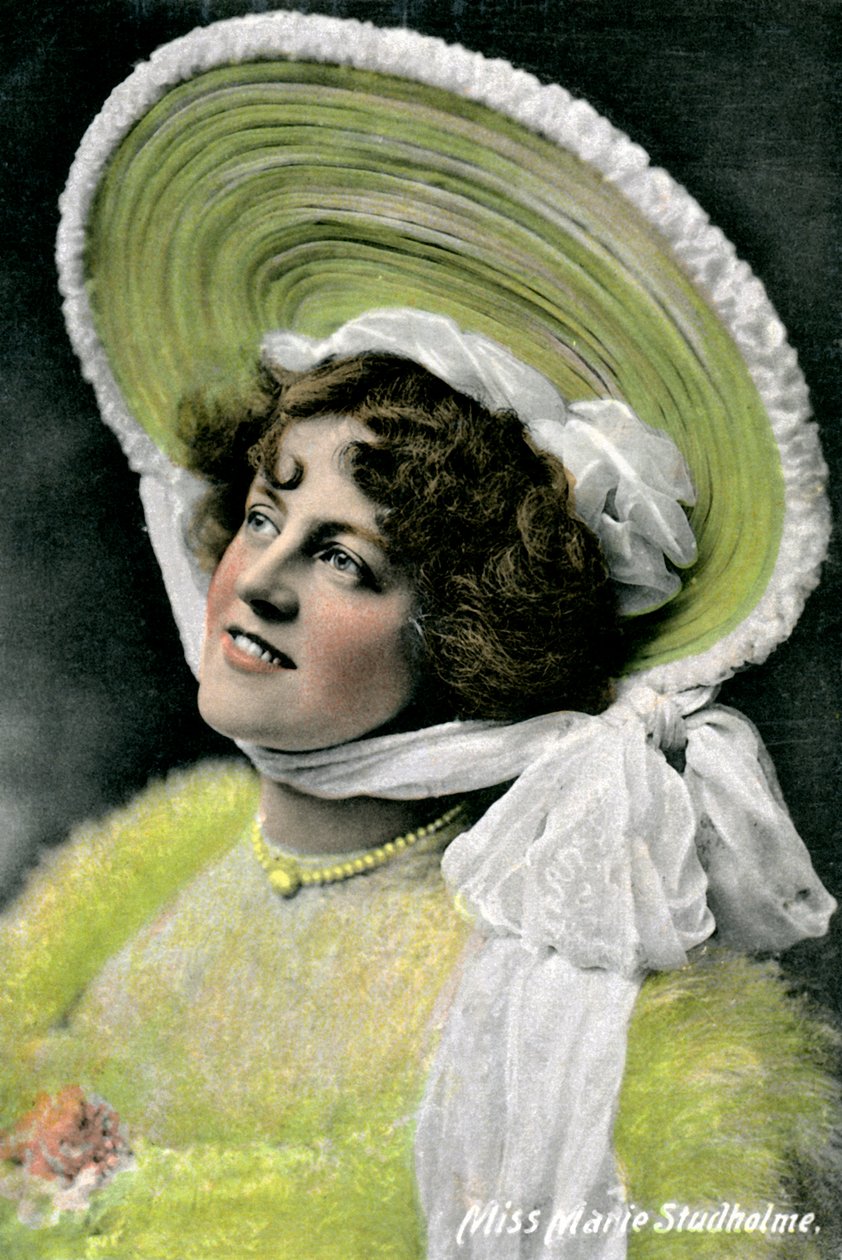 Marie Studholme 1875-1930, engelsk skuespillerinde, 1906 af Unbekannt