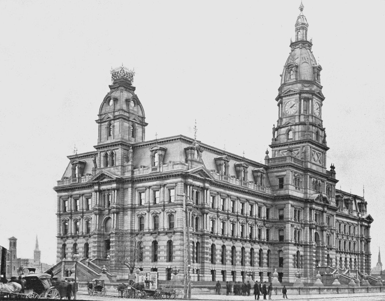 Marion County Courthouse, Indianapolis, USA, c1900. af Unbekannt