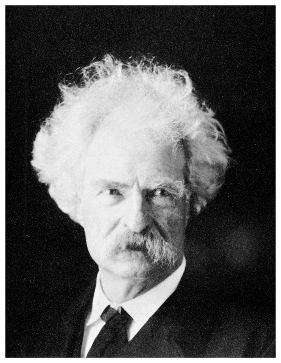 Mark Twain, amerikansk forfatter, i sine senere år, c1890