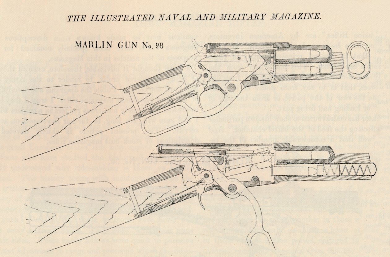Marlin Gun nr. 28, 1884 af Unbekannt