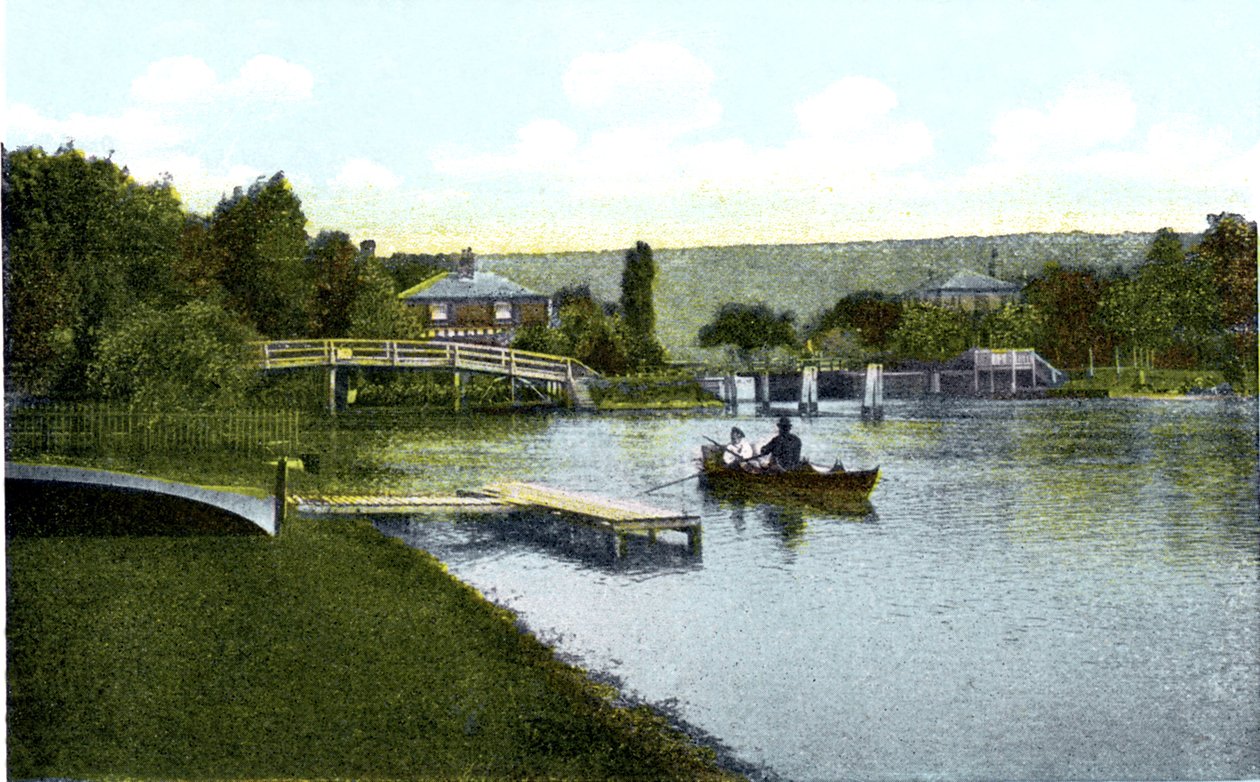 Marlow Lock, Buckinghamshire, 20. århundrede af Unbekannt