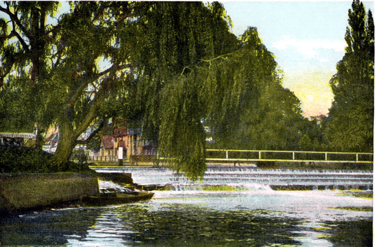Marlow Weir, Buckinghamshire, 20. århundrede af Unbekannt