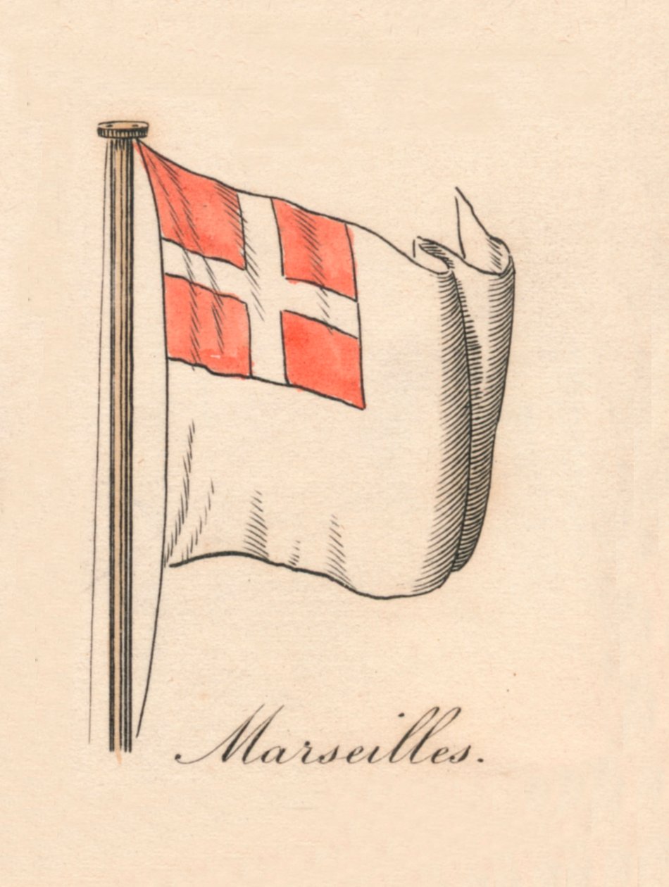 Marseille, 1838 af Unbekannt